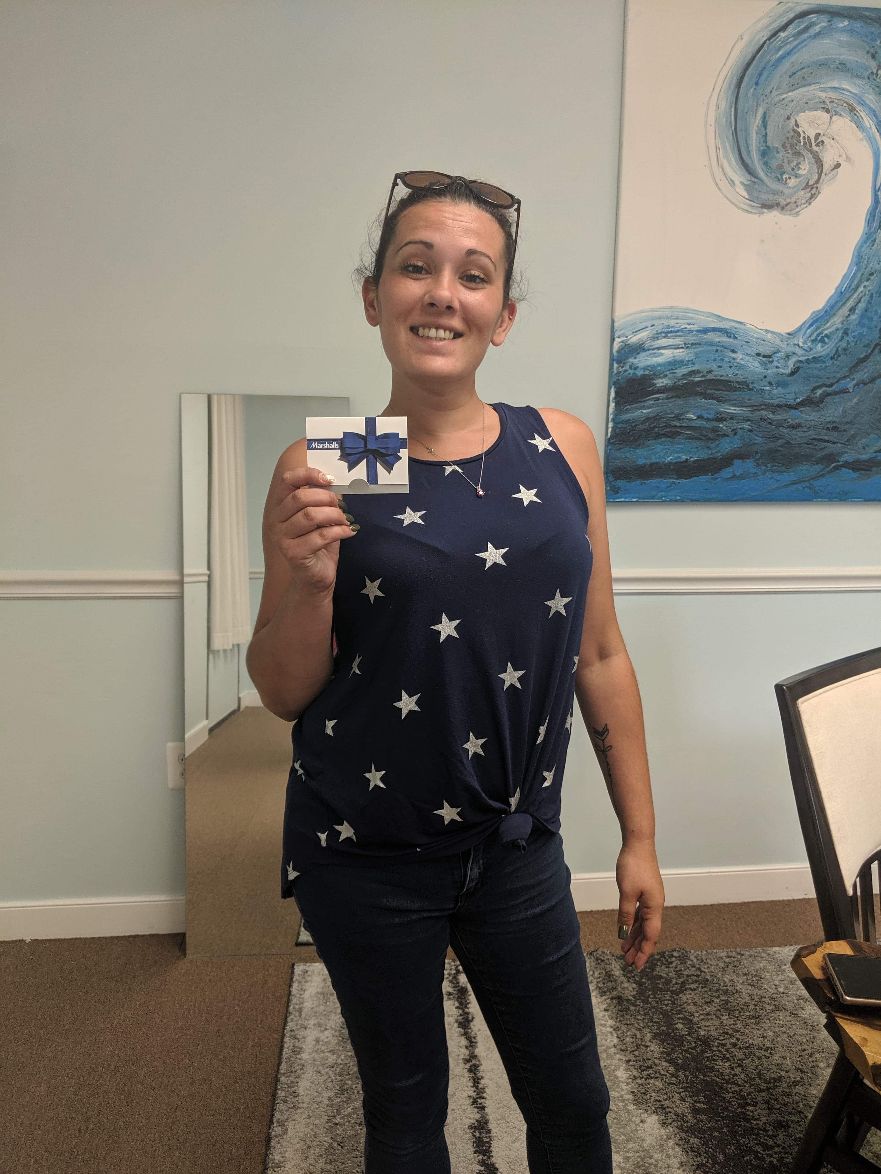 Ashlee Garrett - fall/winter 2019 Referral Program winner at Sparks Insurance Agency - Lutherville - Timonium MD